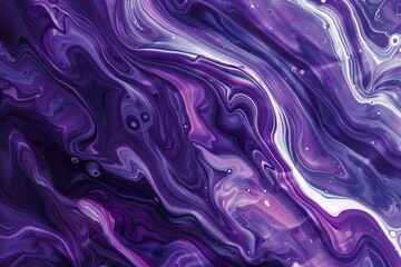 Luxury purple marble paint texture fluid art background