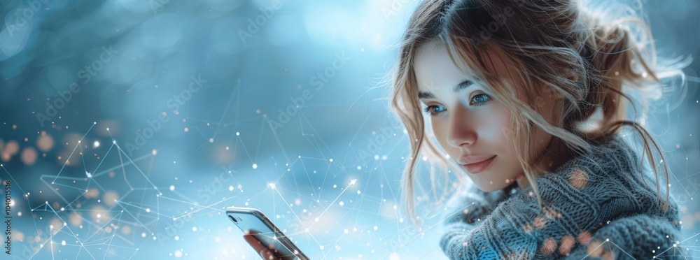 Aufkleber digital marketing and global business future using mobile ai and network technology for e-commerce a