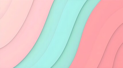 Calming Abstract Fluid Pattern in Soft Colors