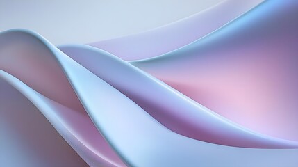 Fototapeta premium Fluid Abstract Shapes in Soft Pastel Colors