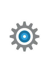 simple gear icon for settings. gear reset for settings