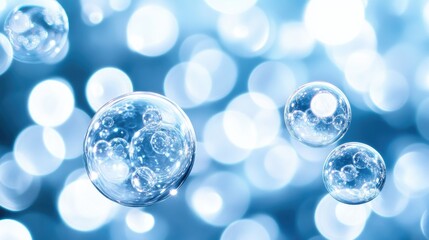Soft Light Abstract Background with Stylish Elements