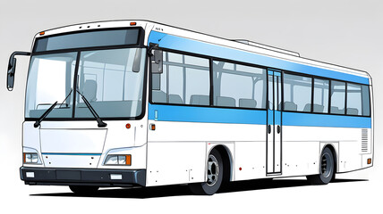 bus on the street