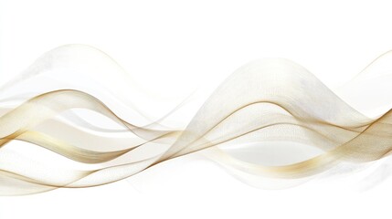 Elegant Gold Wavy Lines for Creative Projects