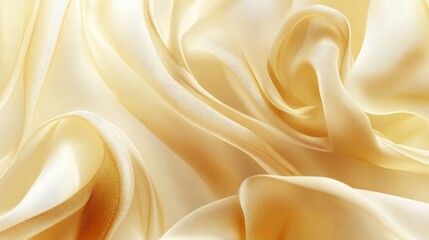 Fototapeta premium Elegant Gold Silk Fabric Texture Background