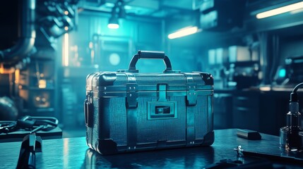 Durable metal tool case, secure storage and organization for tools equipment