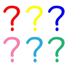 クエスチョンマーク　カラー