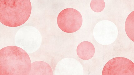 Minimalist Abstract Pink and White Background Design