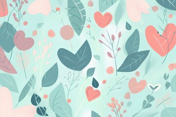 Fototapeta premium seamless floral pattern