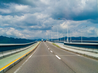 Naklejka premium 快適なドライブのイメージ