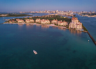 Obraz premium Fisher Island en Miami