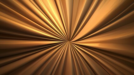 Obraz premium The image is an abstract design of light and dark brown lines radiating outward from a central point, reminiscent of a sunburst pattern.