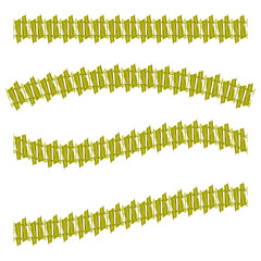 Green lines. Organic pattern element. Natural texture icon. Abstract vector pattern.