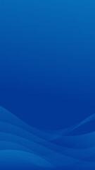 Abstract Blue Background with Curved Lines