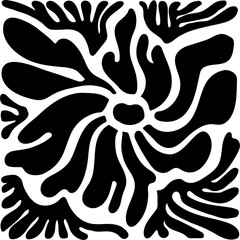 Flower decoration design logo inspiration