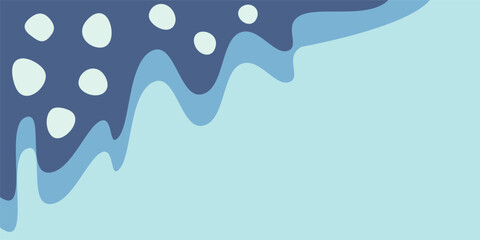 abstract background of melting winter snow with copy space area.