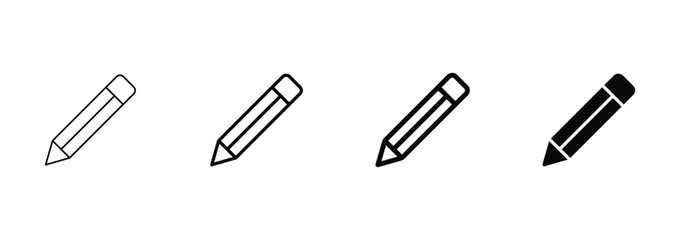 Pencil Icon vector. Edit icon symbol vector