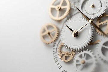 Ticking seconds: portrayal of passing of time, with clocks symbolizing relentless progression of hours and minutes, illustrating inevitable flow of existence in framework of time.