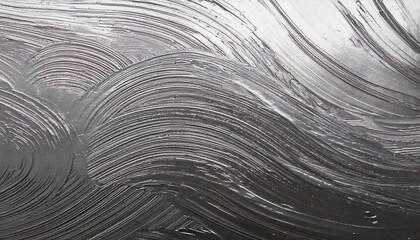 メタリック 波 模様 流線形 光沢 テクスチャ スタイリッシュ シルバー 曲線 デザイン 銀色 モダン 表面 質感 彫刻的 幾何学 シンプル 工業的 アート 滑らか