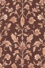 seamless background with leaves