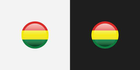 Bolivia Circle Flag Round National Flag