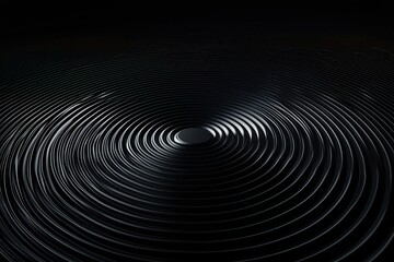 Obraz premium Dark Gradient Abstract Background with Clean Focal Points