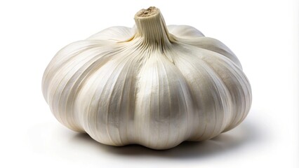 Obraz premium Garlic bulb isolated on white background