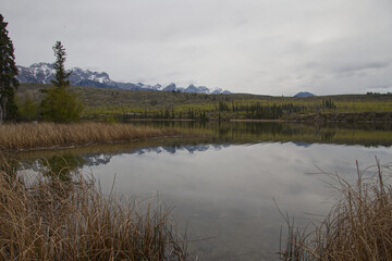 Talbot Lake on a Cloudy Spring Day