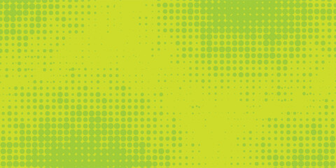 Fototapeta premium Dots halftone yellow green color pattern gradient texture background vector