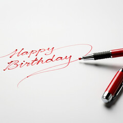 Fototapeta premium 생일축하