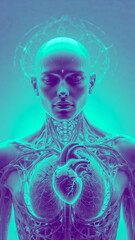 Human Anatomy With A Heart