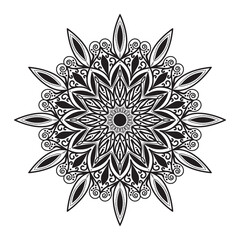 Mandala pattern colored background. Vector illustration,Mandala Line Drawing Design,Ornamental mandala with golden color arabesque floral pattern islamic east style