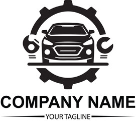 vector car service logo