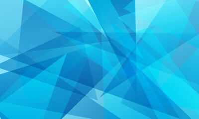 abstract blue fractal geometric triangle polygon shape background