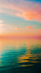 Obraz premium Calming Ocean With The Sky