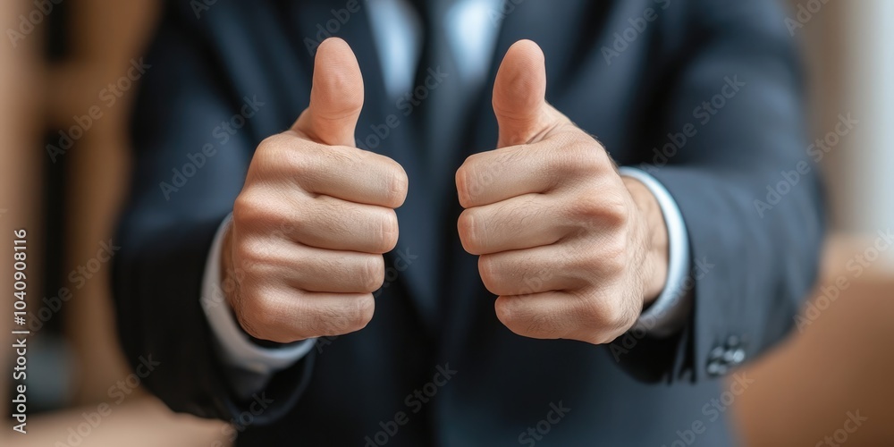 Poster a businessman ensuring top service quality, linked to quality assurance, iso certification, and stan
