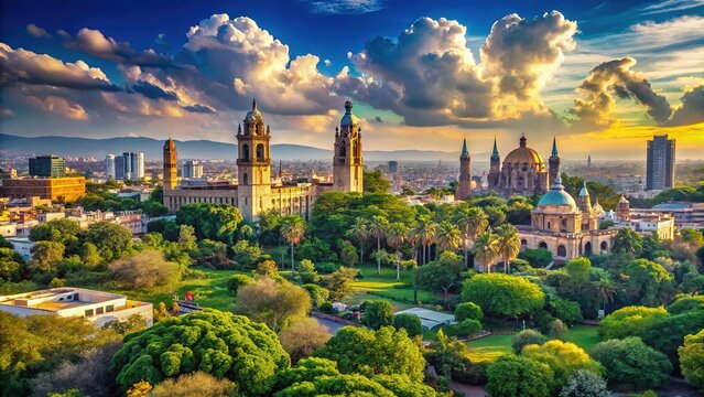 Discover the city's grandeur through a kaleidoscope of captivating aerial perspectives.