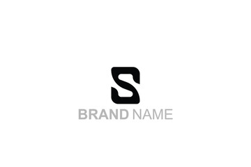 Modern S logo design