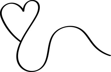 Simple Line Love Art