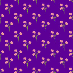 Flower illustration pattern. Flower seamless pattern background. Flower background. Floral decoration background. silhouette flower background.