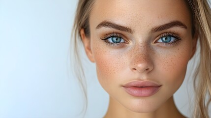 Obraz premium Write a blog post detailing the benefits of Botox for facial rejuvenation, with before-and-after images focusing on smoother skin around the forehead and eyes