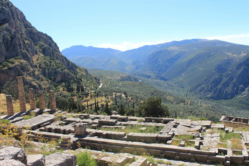Grèce, site archéologique de Delphes 