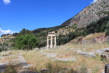 Grèce, site archéologique de Delphes 