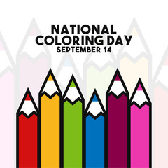 National Coloring Day. September 14.