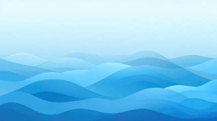 Blue Gradient Abstract Wave Background