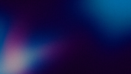 Dark blue purple pink color grainy gradient background dark noise texture header poster banner backdrop design, copy space