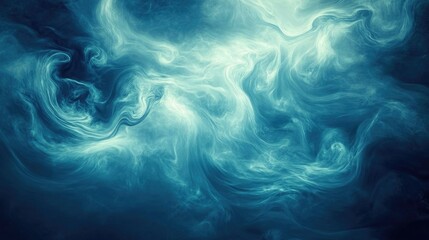 Fototapeta premium Soft Blue Gradient with Glowing Center Effect