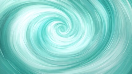 Fototapeta premium Swirling Vibrant Hues of Blue and Green Abstract Art