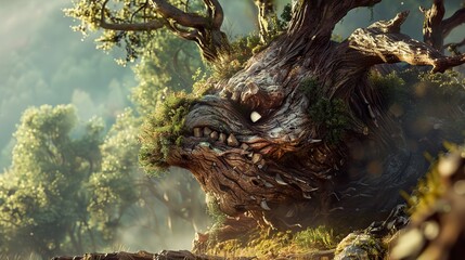 Obraz premium Enchanted Forest Creature - Fantasy Art