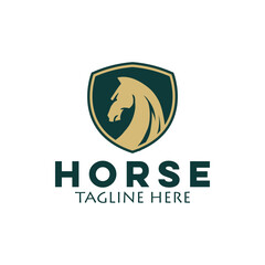 elegant horse logo